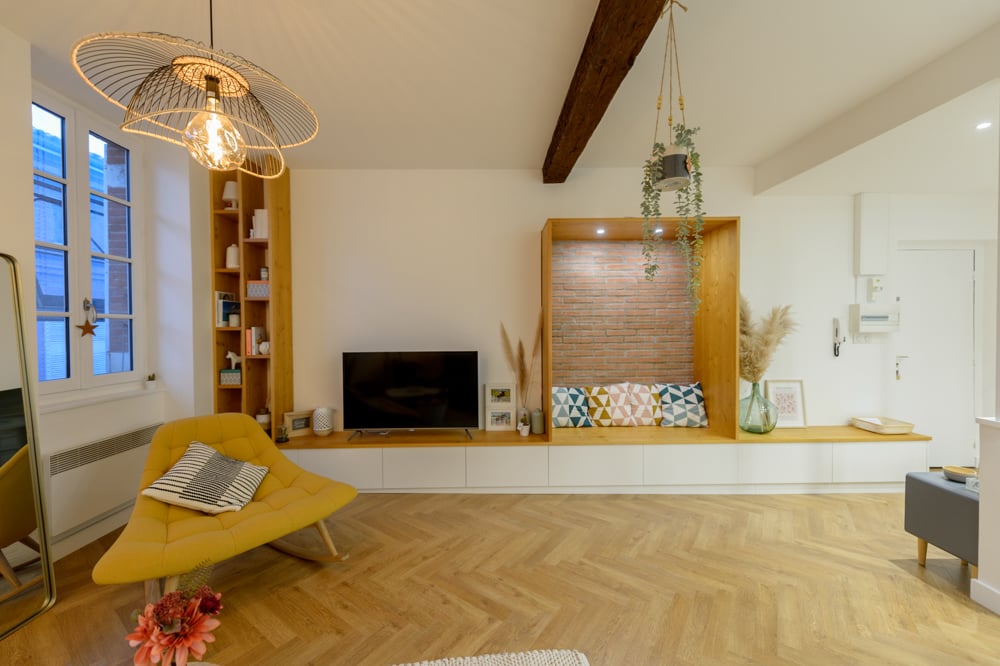 02-après-meuble-télévision-sur-mesure-bois-brique