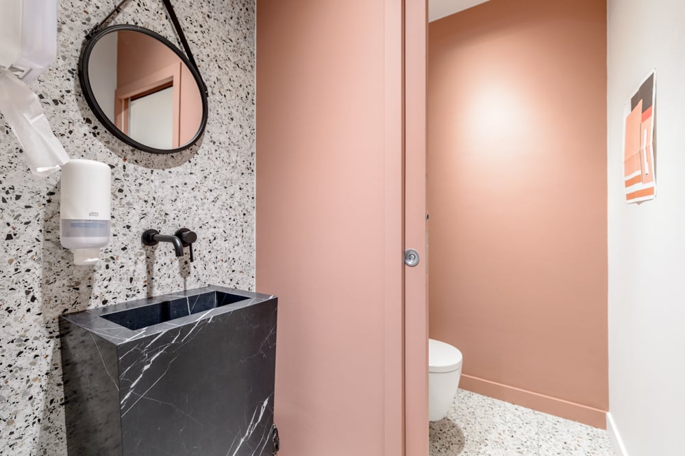 66-sanitaires-wc-porte-a-galandage-rose-terrazzo-blanc-miroir-couleur