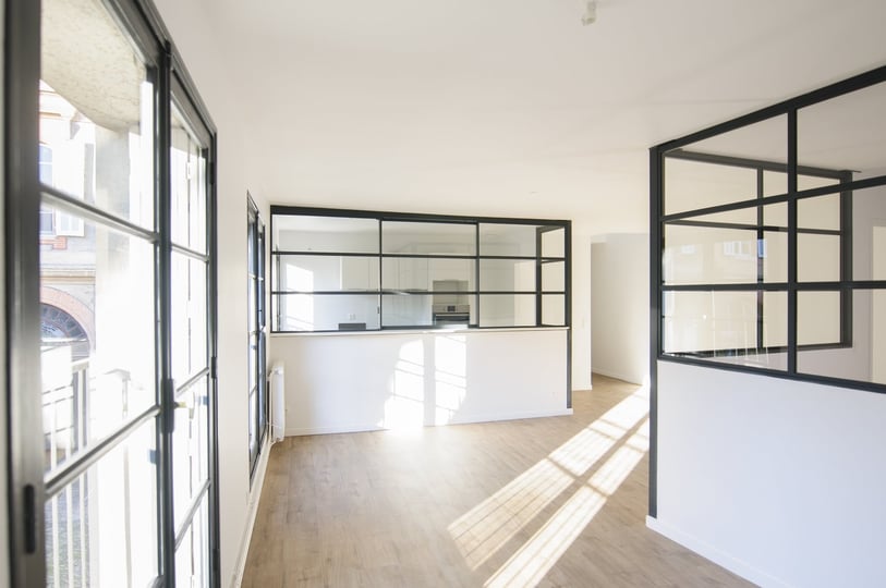 appartement neuf avec verrière et parquet